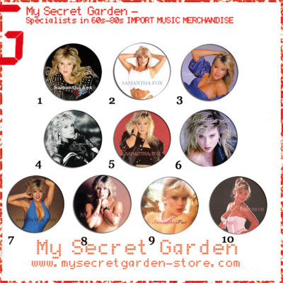 Samantha Fox - Portrait Pinback Button Badge Set 1a or 1b ( or Hair Ties / 4.4 cm Badge / Magnet / Keychain Set ) Samantha Fox - Portrait Pinback Button Badge Set 1a or 1b ( or Hair Ties / 4.4 cm Badge / Magnet / Keychain Set )